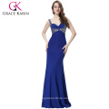 Grace Karin Hottest Beadings Sexy anmutige Meerjungfrau Abendkleid CL6096-4